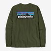 Pánské tričko Patagonia P-6 Logo Responsibili Longsleeve  torrey pine green