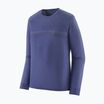 Pánské tričko longsleeve Patagonia Cap Cool Merino Blend Graphic strata stripe/solstice purple