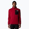 Pánská mikina  The North Face Crest FZ garnet red/black