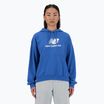 Dámská mikina New Balance French Terry Stacked Logo Hoodie blueagat