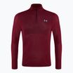 Pánská běžecká mikina Under Armour Seamless Stride 1/4 Zip racer red/reflective