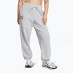 Dámské kalhoty Under Armour Icon Heavyweight Terry Oversized mod gray light heather/forest green