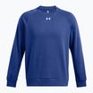 Pánská mikina Under Armour Rival Fleece Crew tech blue/white