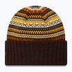 Dámská zimní čepice  New Era Rail Isle Cuff Knit Beanie dark brown