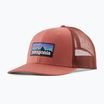 Kšiltovka Patagonia P-6 Logo Trucker potters red