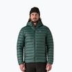 Pánská péřová bunda Patagonia Down Sweater Hoody cascade green