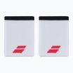 Potítka  Babolat Logo Jumbo Wristband 2 ks white/strike red
