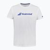 Dětské tričko  Babolat Exercise Babolat Jr white/white