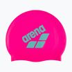 Plavecká čepice Arena Big Logo shocking pink/water