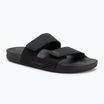 Pánské nazouváky Quiksilver Rivi Leather Double Adjust black 1
