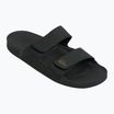 Pánské nazouváky Quiksilver Rivi Leather Double Adjust black 1
