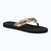 Dámské žabky ROXY Paia V black/pink/soft lime