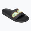 Quiksilver pánské žabky Rivi Wordmark Slide II black rasta