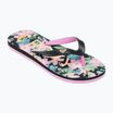 Dětské žabky ROXY Tahiti VII black/pink stencil