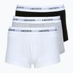 Pánské boxerky Lacoste 5H5150 3 páry black/white/silver chine