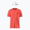 Pánské tenisové tričko Lacoste TH1044 mango tree red/grenadine