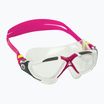 Plavecká maska Aquasphere Vista white/raspberry/lenses clear