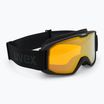 Lyžařské brýle  UVEX Elemnt FM black matt/mirror green clear lasergold lite