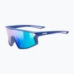 Dětské sluneční brýle UVEX Skyryse Jr blue matt/mirror green