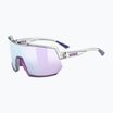 Sluneční brýle UVEX Sportstyle 235 clear/metallic purple/mirror lavender