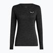 Dámské trekingové tričko longsleeve Salewa Puez Melange Dry black out melange