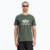 Pánské tričko Alpha Industries Basic dark olive