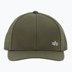 Pánská kšiltovka Alpha Industries Metal Label dark olive