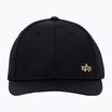 Pánská kšiltovka Alpha Industries Metal Label black/shiny gold