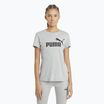 Dámské tričko PUMA ESS Logo light grey heather