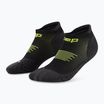 Pánské kompresní ponožky CEP Run No Show 5.0 black/lime