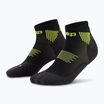 Pánské kompresní ponožky CEP Run Low Cut 5.0 black/lime