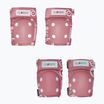 Sada dětských chráničů  Globber Toddler deep pastel pink/shapes