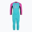 Dětský neopren   O'Neill Toddler Reactor-2 2 mm Back Zip Full dg5/lt aqua/graph/berry