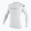 Dětské plavky s dlouhým rukávem O'Neill Youth Basic Skins Rash Guard white