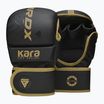 Boxerské rukavice RDX F6 Shooter Grappling gold