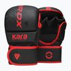 Boxerské rukavice RDX F6 Shooter Grappling red