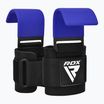 Popruhy s háky na zápěstí RRDX W5 Weight Lifting Hook Strap blue