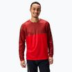 Pánský cyklistický dres Longsleeve Endura Core Printed flame red