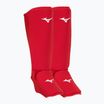 Mizuno Instep červené chrániče holeně a chodidla 23EHA05062