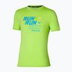 Pánské běžecké tričko Mizuno Core Run Tee lime