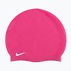 Plavecká čepice Nike Solid Silicone pink 93060-672