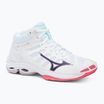 Dámské volejbalové boty Mizuno Wave Voltage 2 Mid white/violet indigo/camellia rose