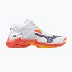 Volejbalové boty Mizuno Wave Lightning Z8 Mid white/fiery coral 2/citrus