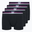 Pánské boxerky CR7 Basic Trunk 4 pary black