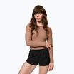 Dámské body Girlfriend Collective Ava Scoop Back brownie