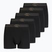 Pánské boxerky CR7 Basic Trunk 5 párů black/gold