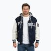 Pánská bunda Pitbull Falcon Ridge Bomber Hooded navy/ecru