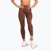 Dámské legíny Gym Glamour Basic Scrunch brown