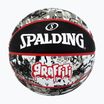 Basketbalový míč Spalding Graffiti black/red velikost 7
