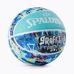 Spalding Graffiti basketbalový míč modrý 84373Z